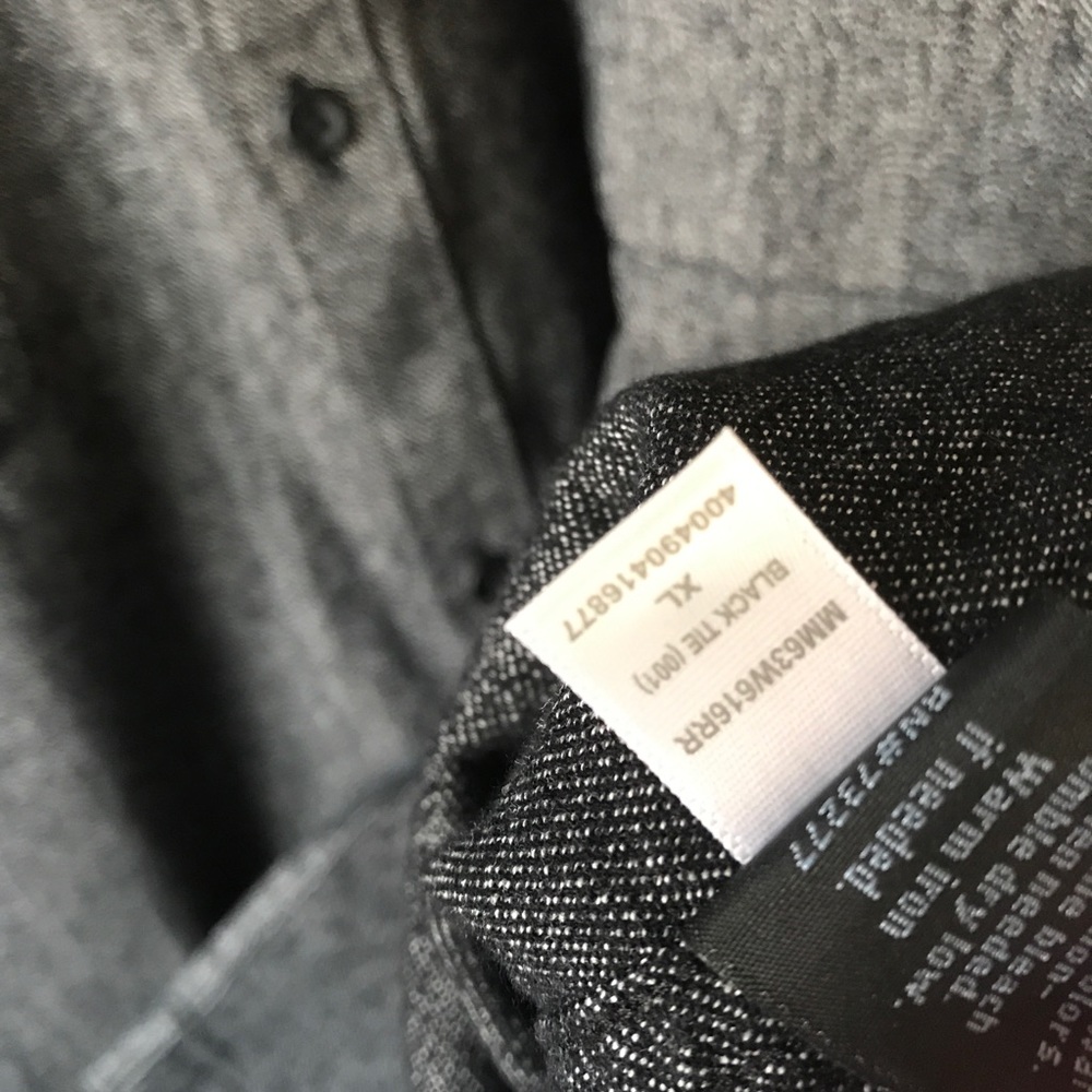 Marc Anthony slim grey button down casual shirt - Picture 6 of 7